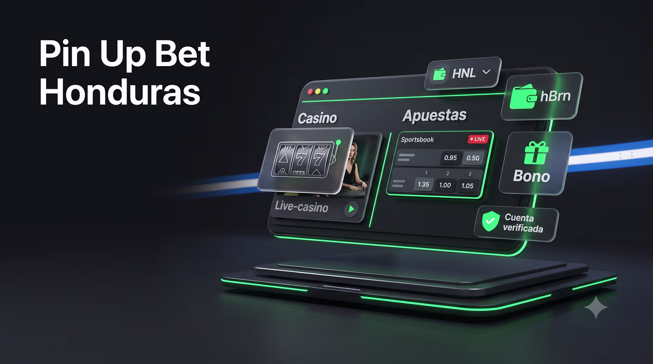 Página principal de Pin Up Bet para usuarios de Honduras